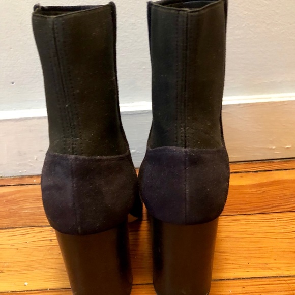 Rag & Bone Suede Navy boots - Picture 2 of 2